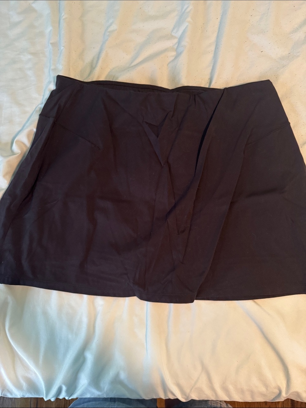 Black Skort - Classic A-Line Golf/Active Skirt